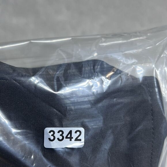 Chicos Cardigan Womens Sz 3 Large Black Roll Tab Long Sleeve Drape Open Front - Picture 13 of 13